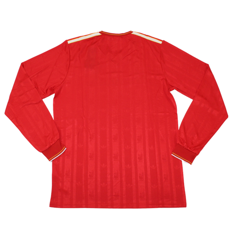 Liverpool Home Double Winners Long Sleeve 85/86