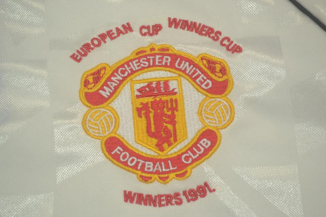 Manchester United European Cup Winner White 1991