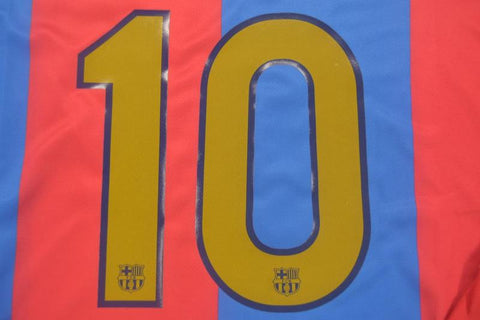 Barcelona Home Long Sleeve 06/07 "Ronaldinho" Nº 10