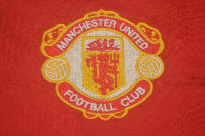 Manchester United Home Long Sleeve 86/88