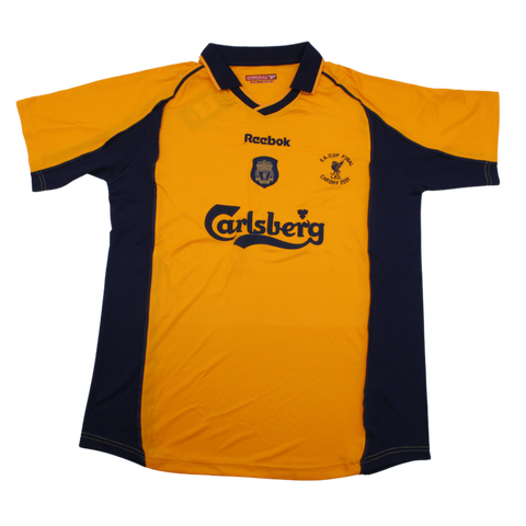 Liverpool Away Yellow EA Cup Final 00/01