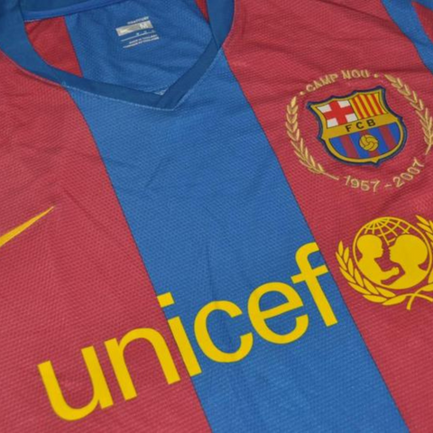 Barcelona Home Long Sleeve 07/08 "Ronaldinho" Nº 10