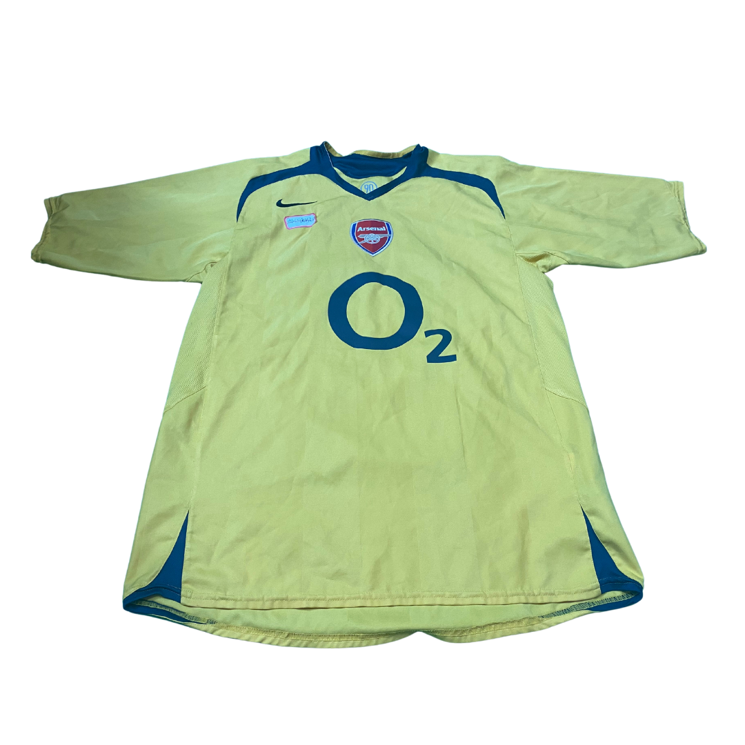 Arsenal Away Yellow 03/05 "Bergkmap" Nº 10