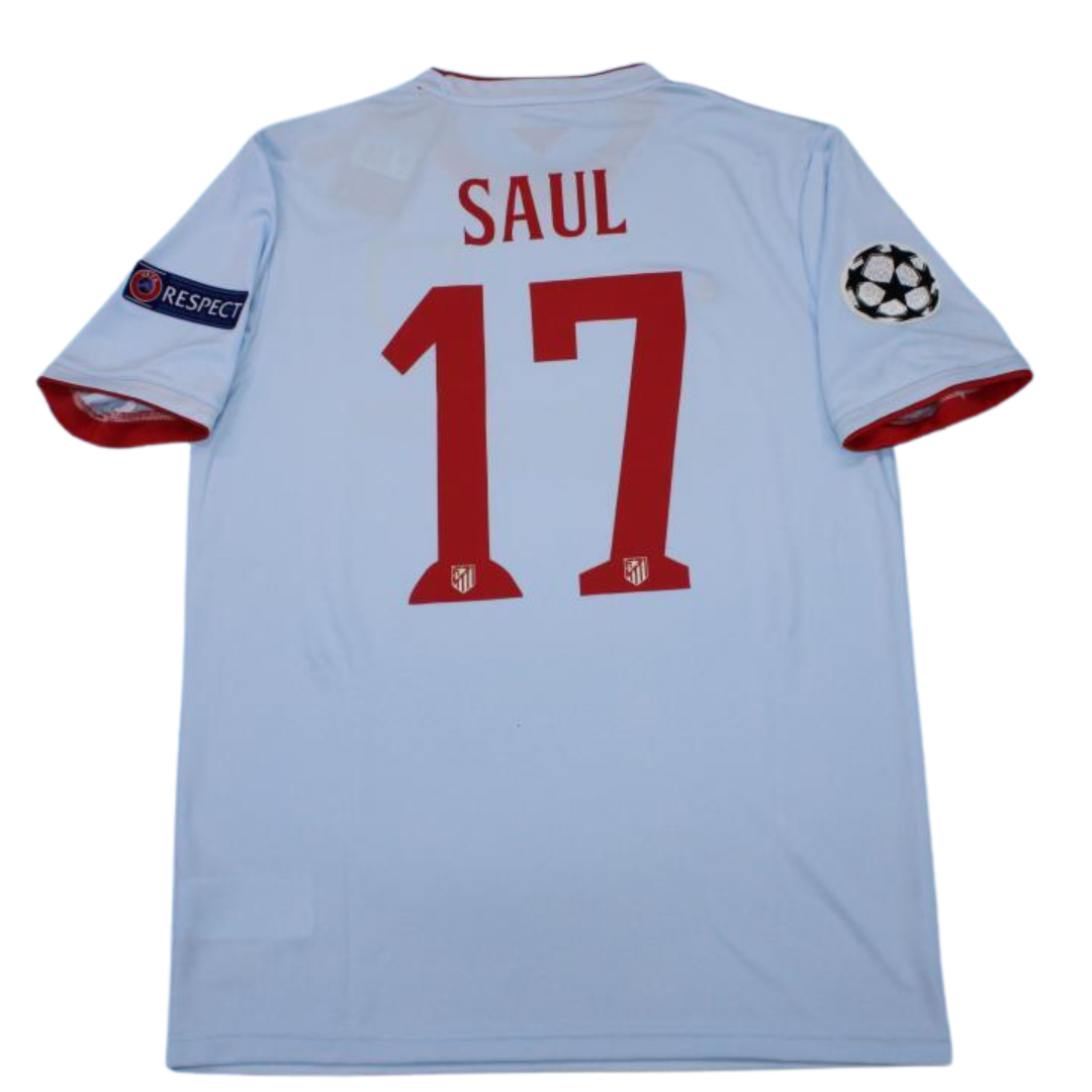 Atlético de Madrid Away Gray 14/15 "Saul" Nº 17