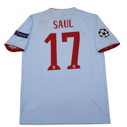 Atlético de Madrid Away Gray 14/15 "Saul" Nº 17