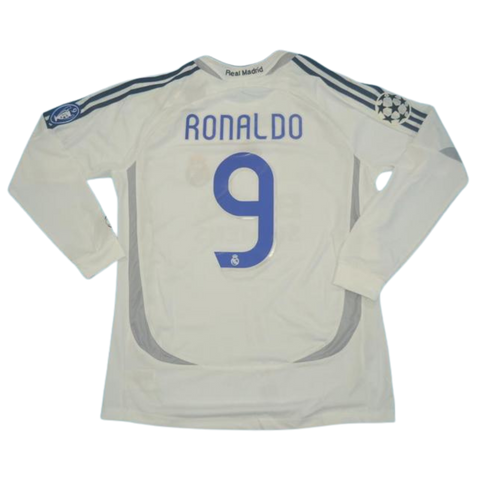 Real Madrid Home Long Sleeve 06/07 "Ronaldo" Nº 9