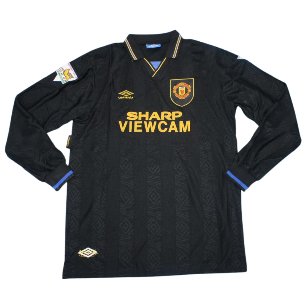 Manchester United Black Away Long Sleeve 93/95 "Cantona" Nº7