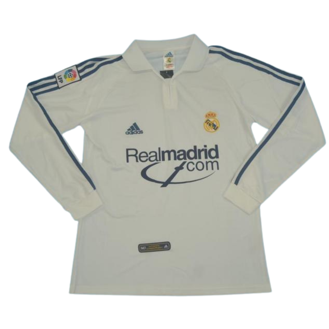 Real Madrid Home Long Sleeve 01/02