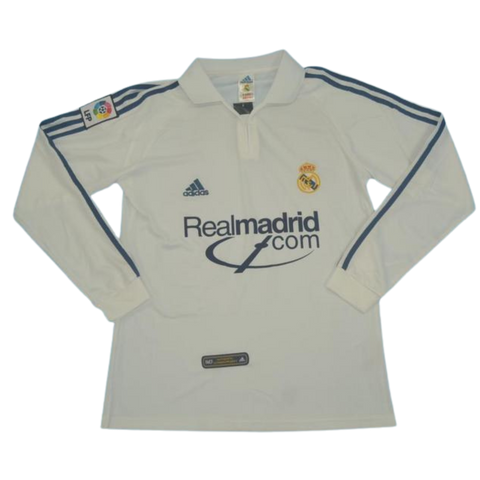 Real Madrid Home Long Sleeve 01/02