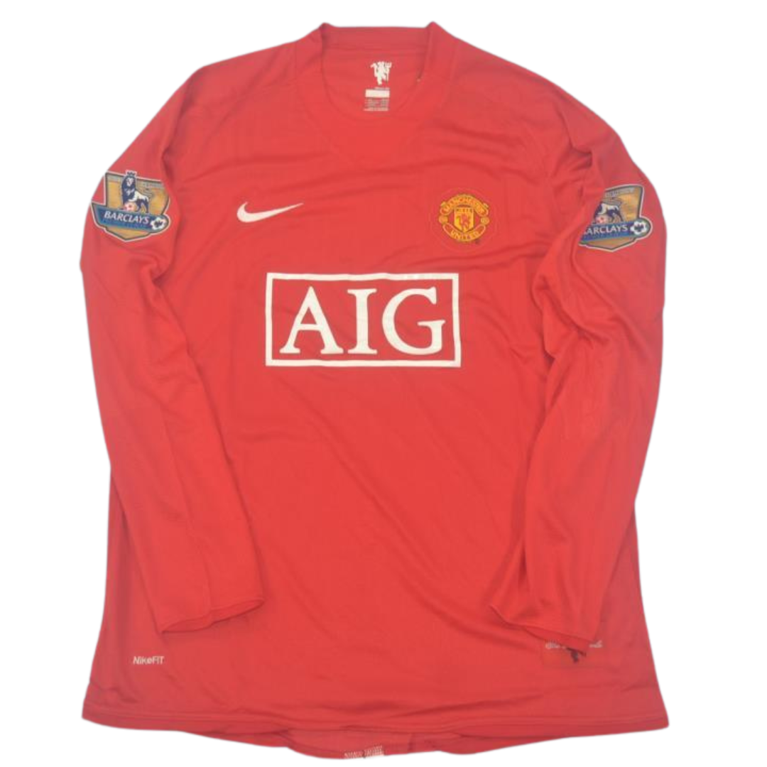 Manchester United Home Long Sleeve 07/09 "Ronaldo" Nº 7