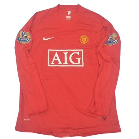 Manchester United Home Long Sleeve 07/09 "Ronaldo" Nº 7