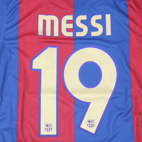 Barcelona Home 06/07 "Messi" Nº 19