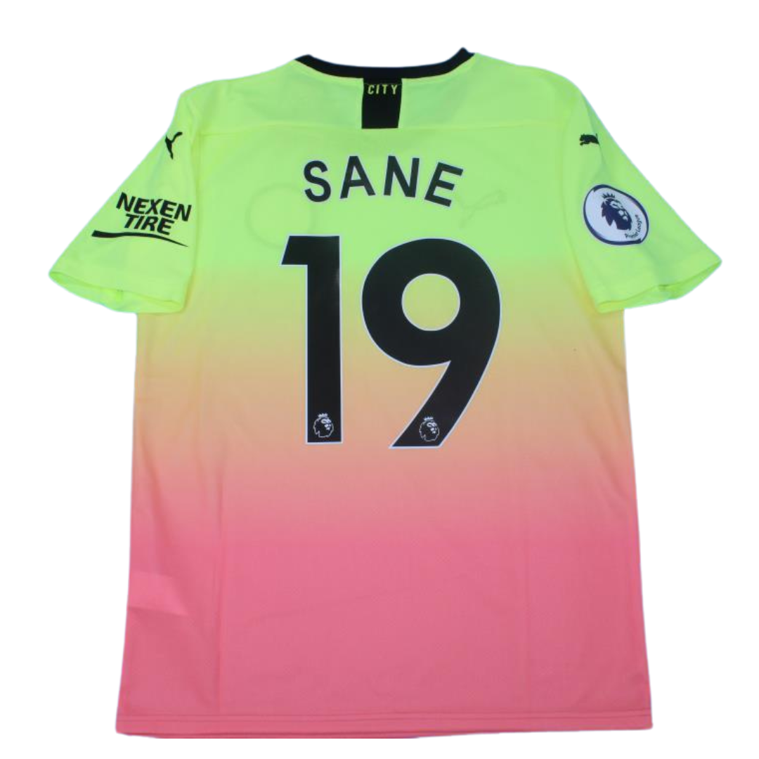 Manchester City Away Pink Yellow 19/20 "Sane" Nº 19