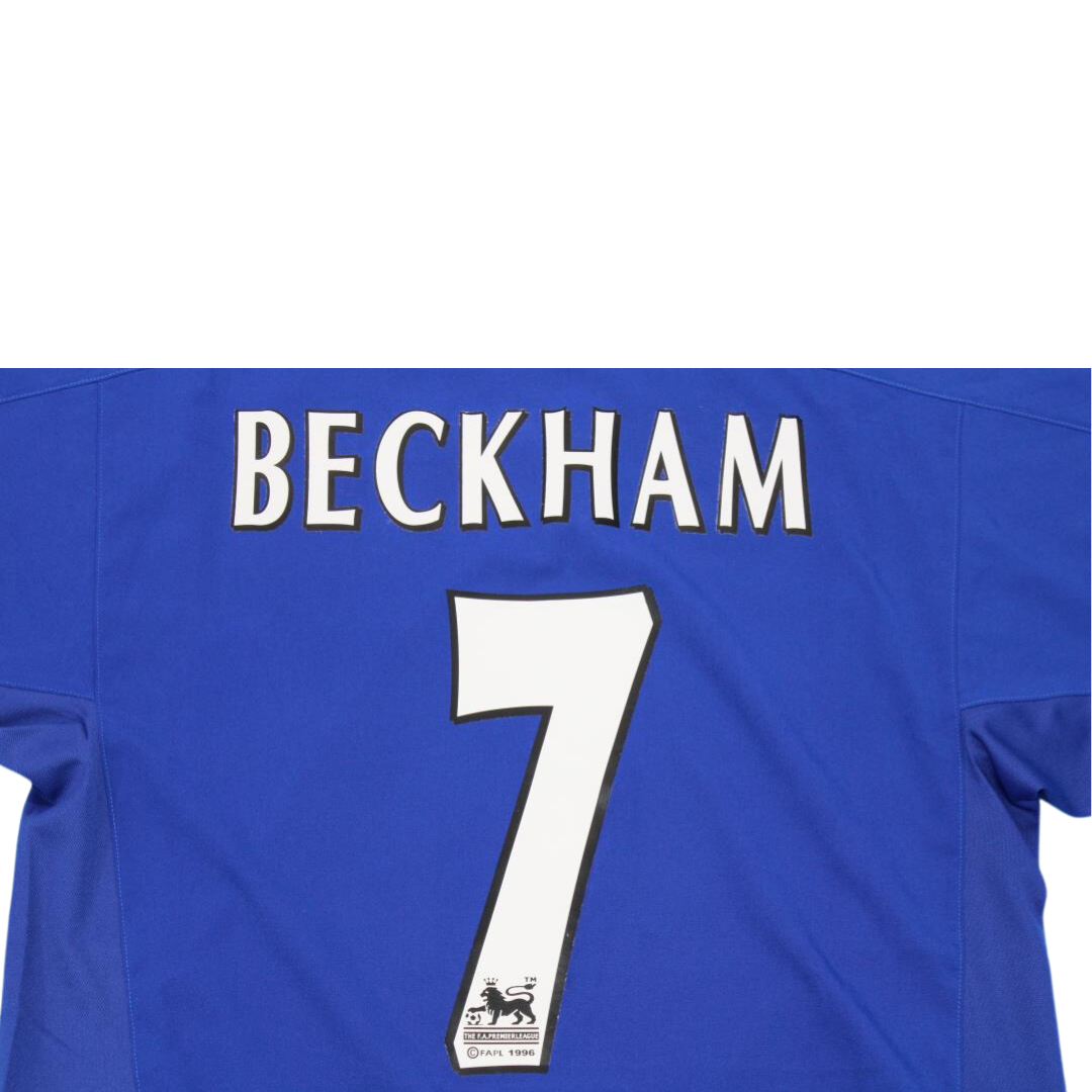 Manchester United Blue Away 02/03 "Beckham" Nº7