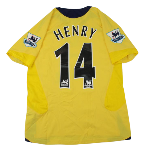 Arsenal Away Yellow 05/06 "Henry" Nº 14