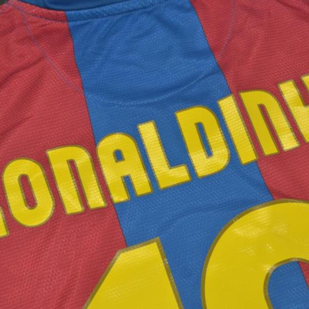 Barcelona Home Long Sleeve 07/08 "Ronaldinho" Nº 10