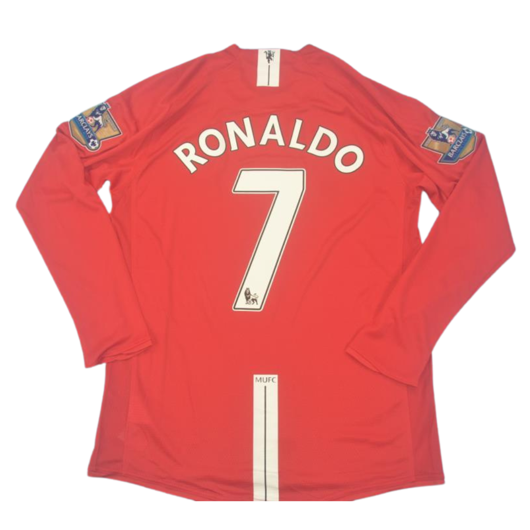 Manchester United Home Long Sleeve 07/09 "Ronaldo" Nº 7