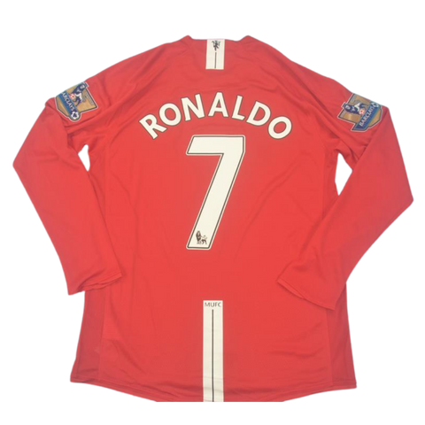 Manchester United Home Long Sleeve 07/09 "Ronaldo" Nº 7