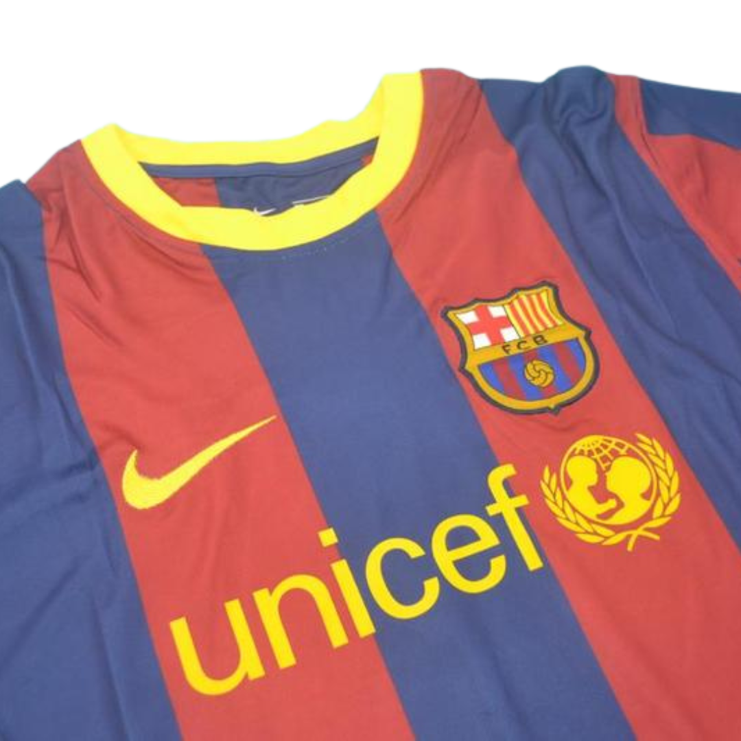 Barcelona Home Long Sleeve 10/11 "David Villa" Nº 7