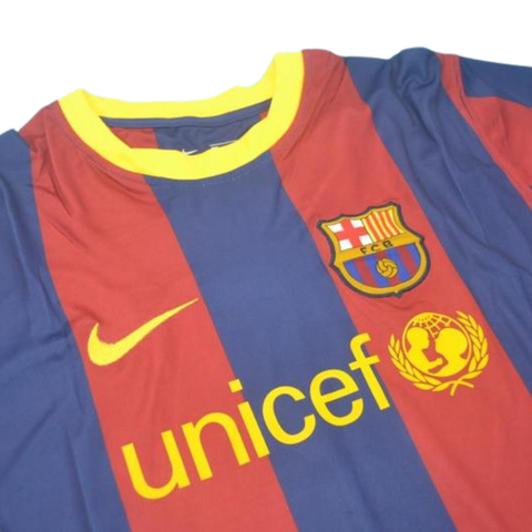 Barcelona Home Long Sleeve 10/11 "David Villa" Nº 7