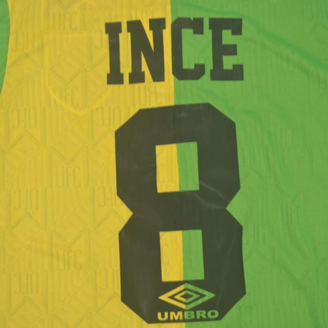 Manchester United Away Green Yellow 92/94 "Ince" Nº 8