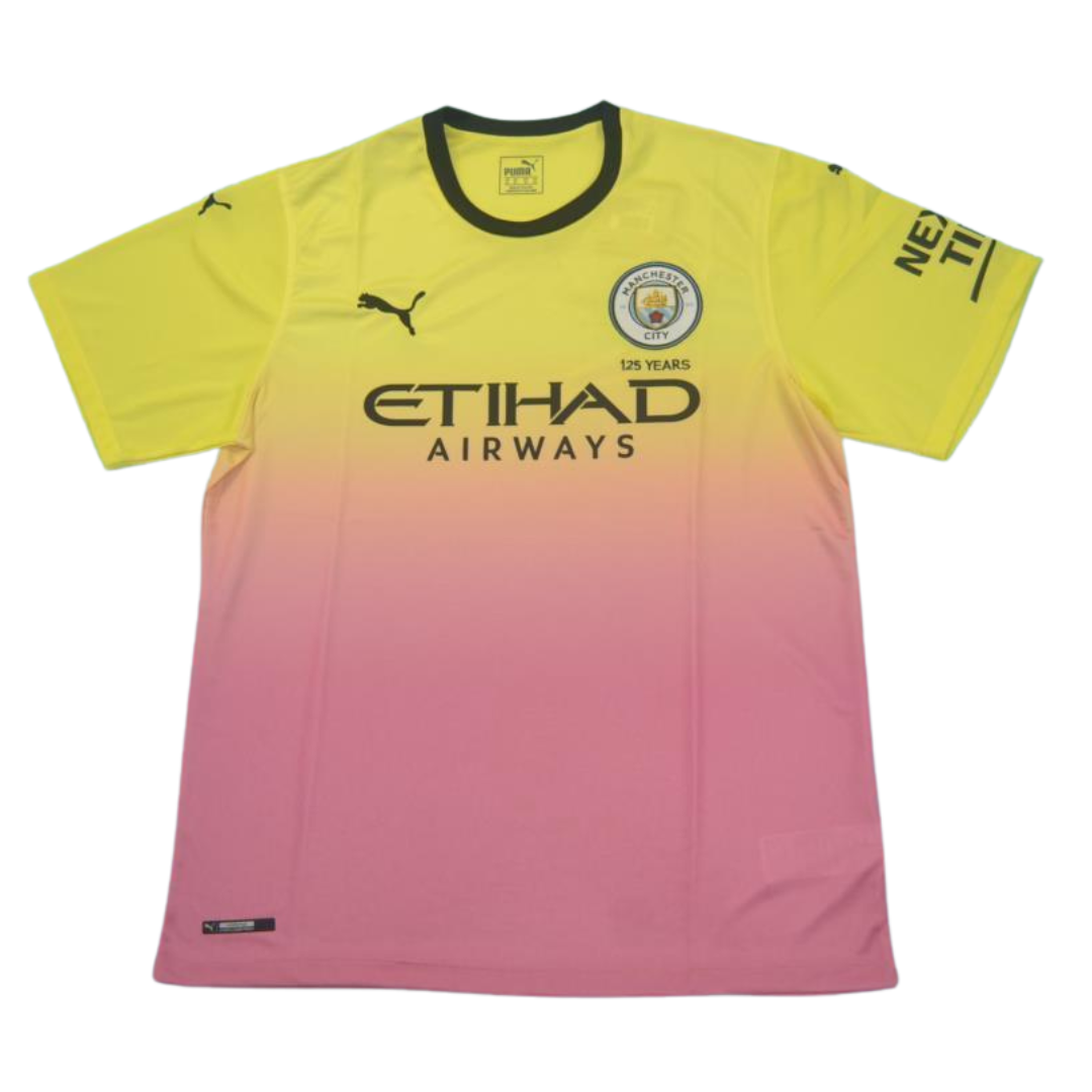 Manchester City Away Pink Yellow 19/20