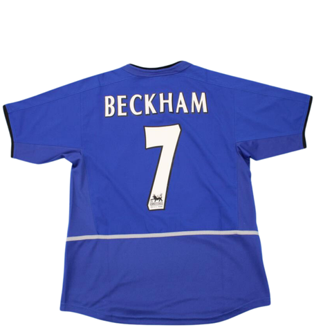 Manchester United Blue Away 02/03 "Beckham" Nº7