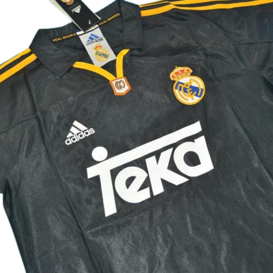 Real Madrid Away Black 99/00 "Hierro" Nº 4