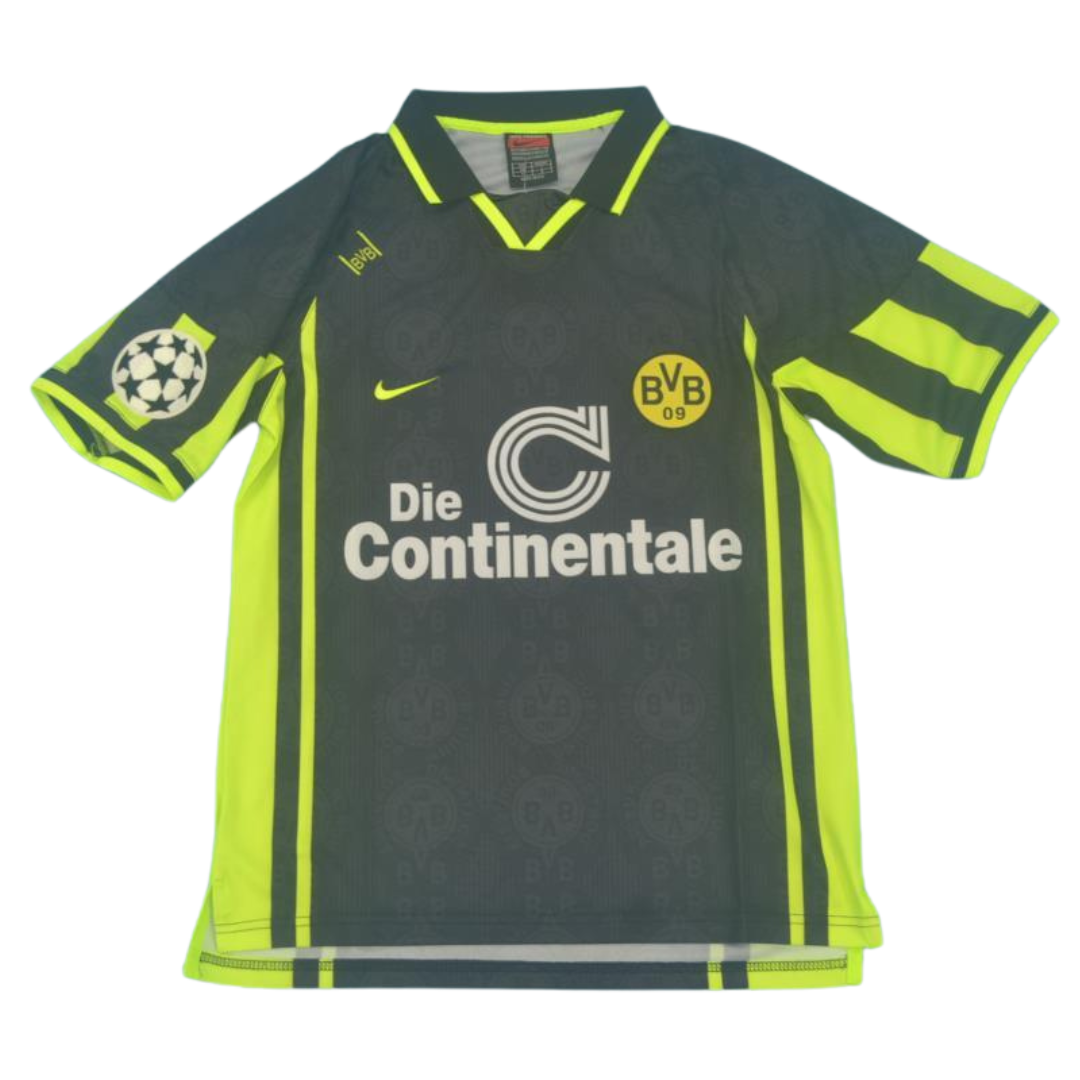 Borussia Dortmund Away Black UCL Version 96/97 "Riedle" N°13