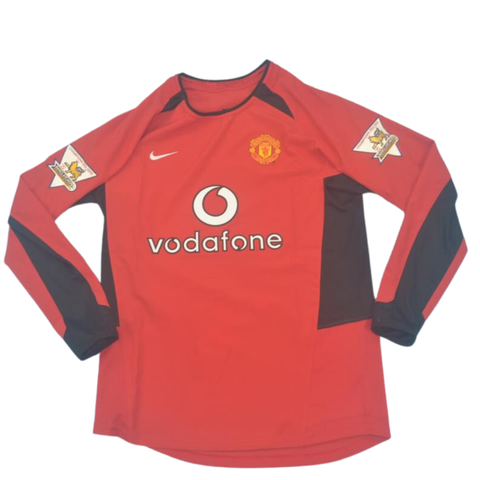 Manchester United Home Long Sleeve 02/04 "Beckham" Nº7