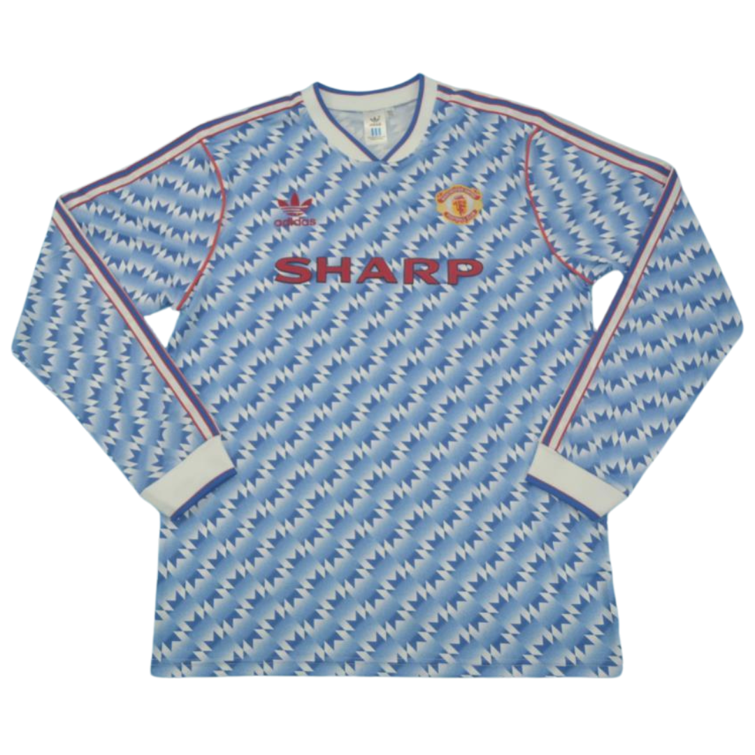 Manchester United Away Blue Long Sleeve 90/92 "Cantona" Nº 7