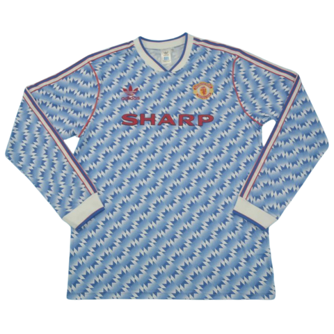 Manchester United Away Blue Long Sleeve 90/92 "Cantona" Nº 7