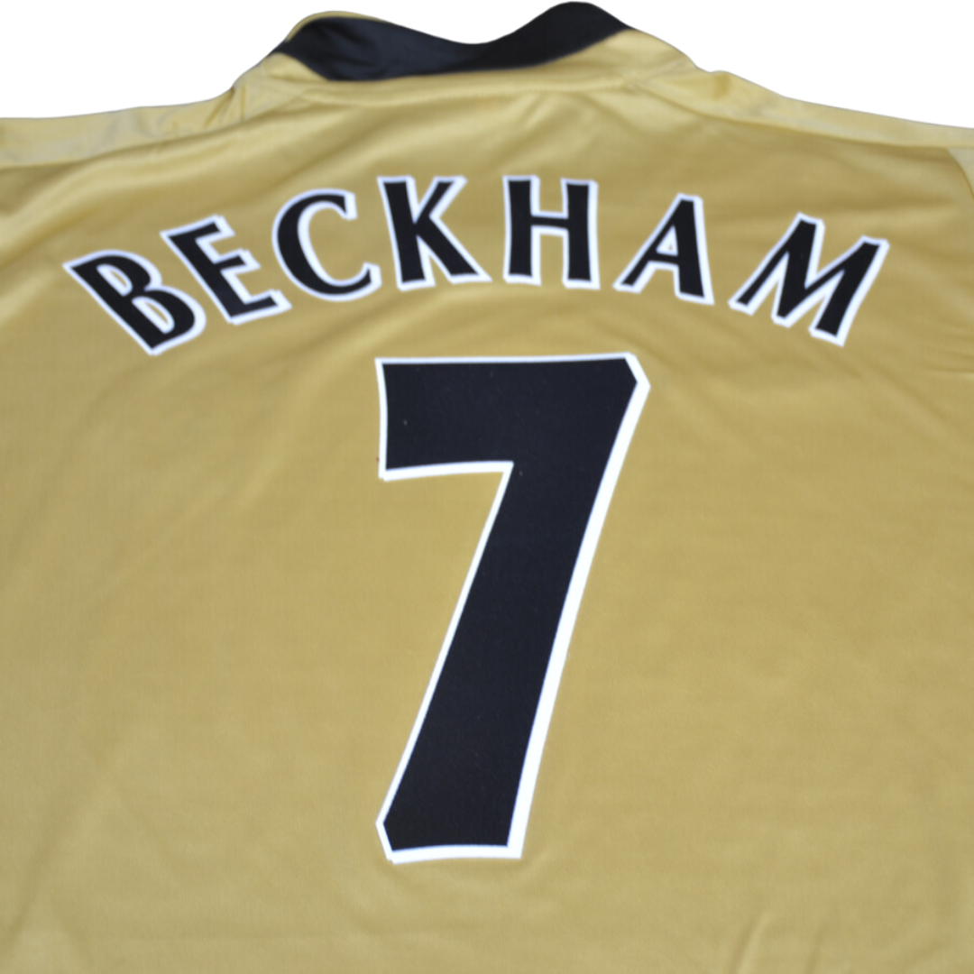 Manchester United Away Long Sleeve 01/02 "Beckham" Nº 7