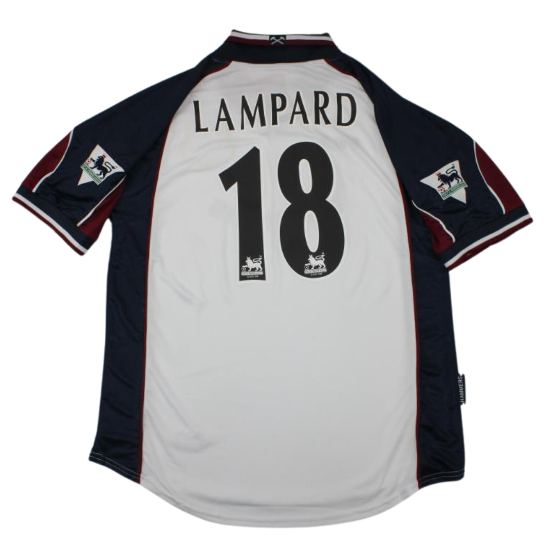 West Ham Away Third White 99/00 "Lampard" Nº 18