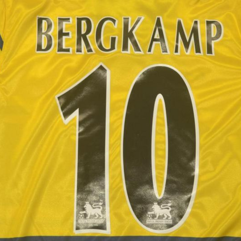 Arsenal Away Yellow 97/99 "Bergkamp"