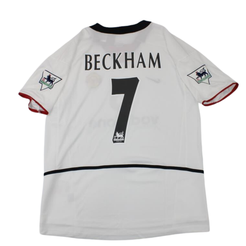 Manchester United White Away 02/03 "Beckham" Nº7