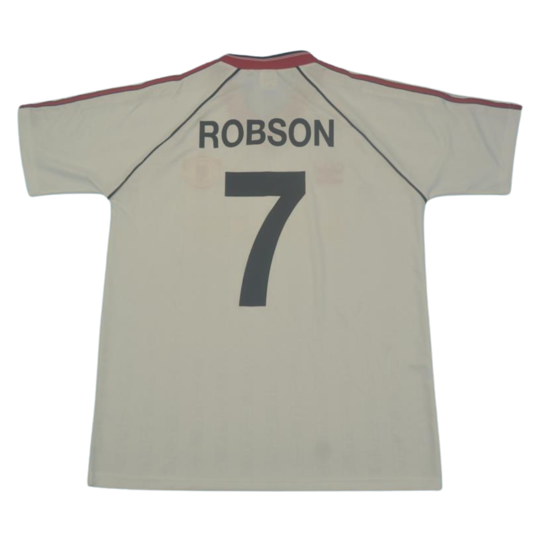 Manchester United Away White 88/90 "Robson" Nº 7