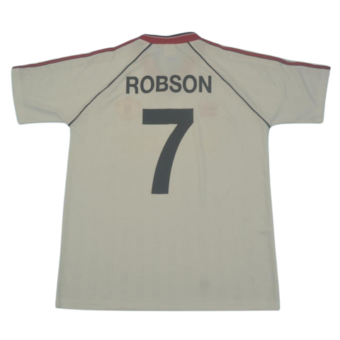 Manchester United Away White 88/90 "Robson" Nº 7