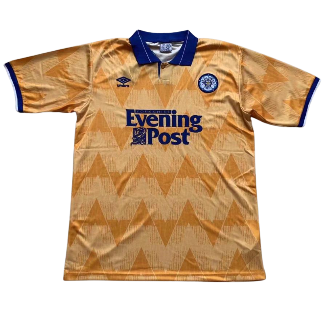 Leeds Away Yellow 91/92