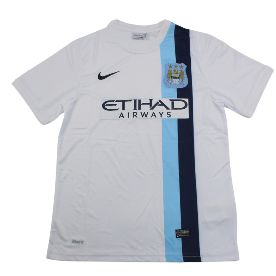 Manchester City Away White 13/14 "Aguero" Nº 16