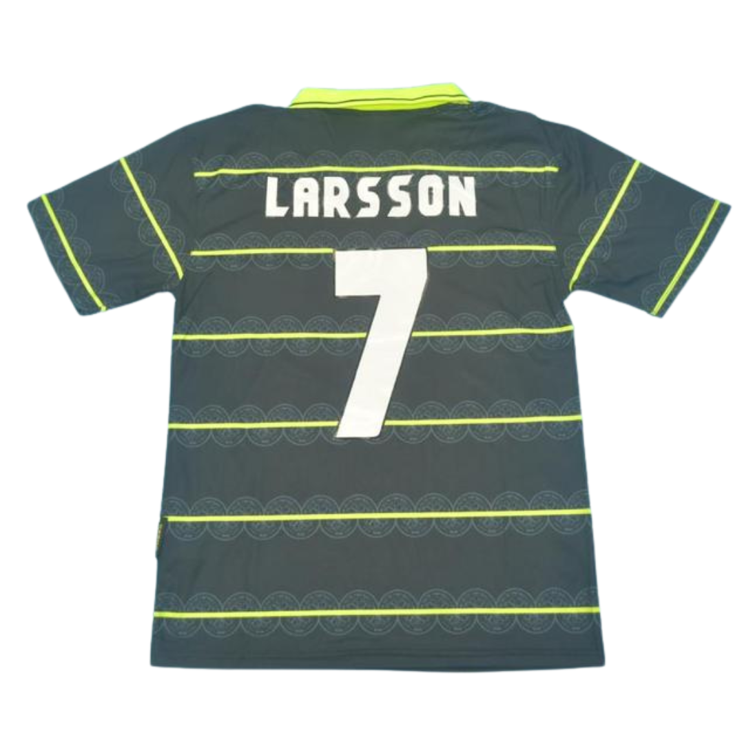 Celtic Away Black 98/99 "Larsson" Nº 7