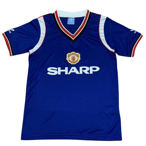 Manchester United Away Blue 1984