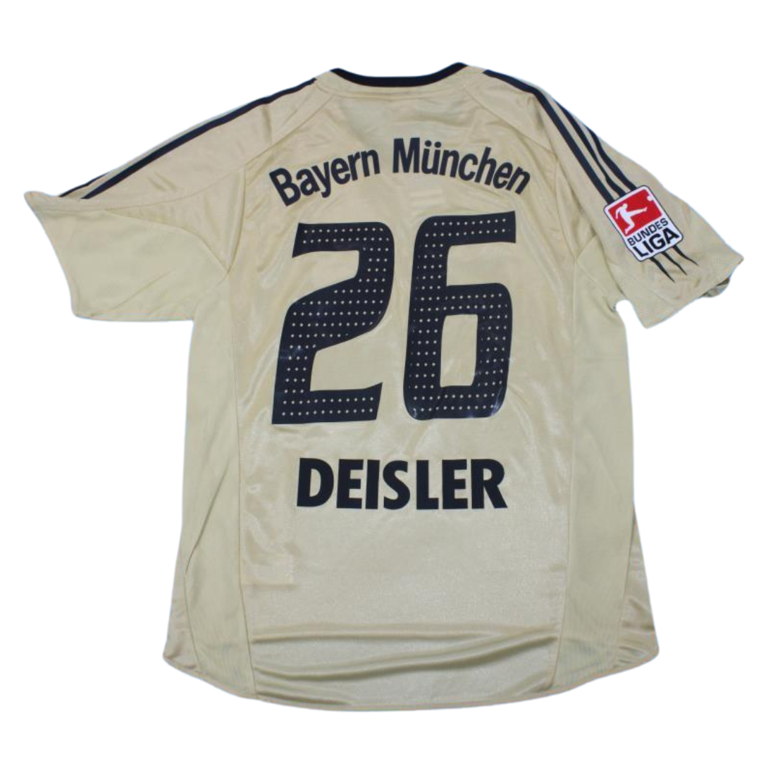 FC Bayern München Away Gold 04/05 "Deisler" N°26