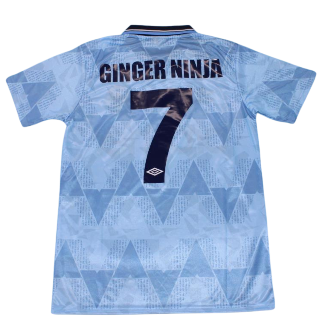 Manchester City Home 88/90 "Ginger Ninja" Nº 7