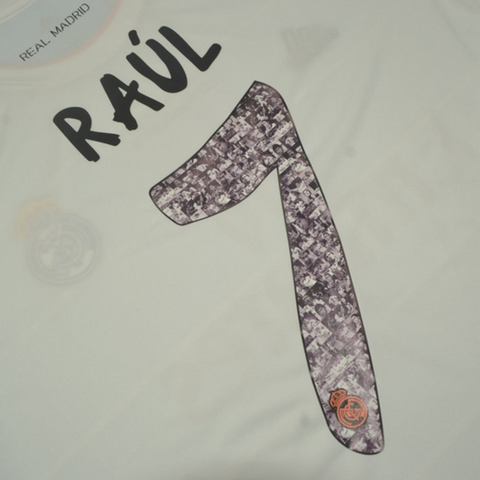 Real Madrid Home Long Sleeve Homenaje Raúl Version "Raúl" Nº 7