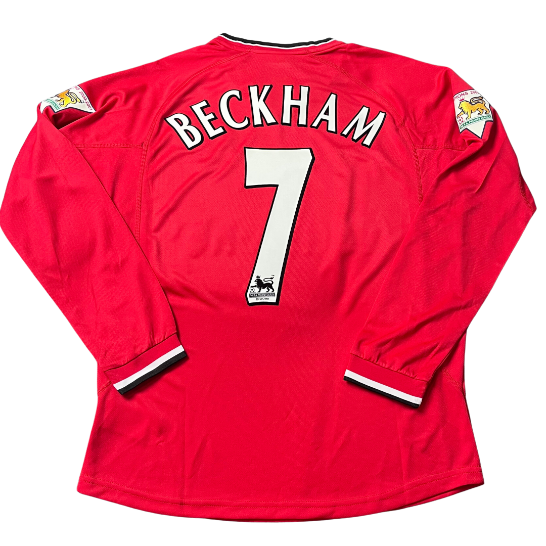 Manchester United Home Long Sleeve 00/02 "Beckham" Nº 7