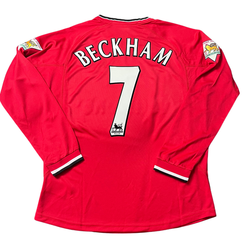 Manchester United Home Long Sleeve 00/02 "Beckham" Nº 7