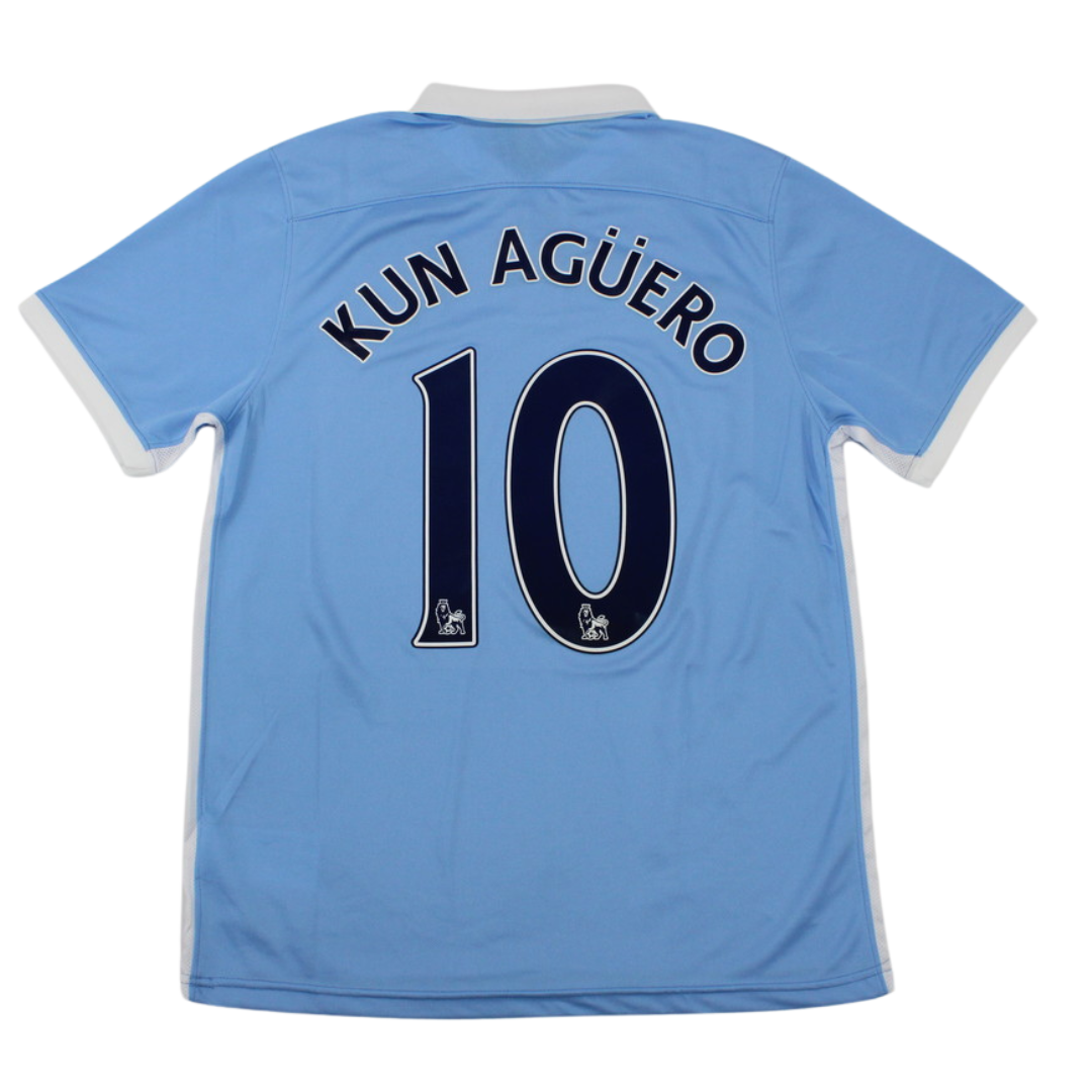 Manchester City Home 15/16 "Aguero" Nº 10