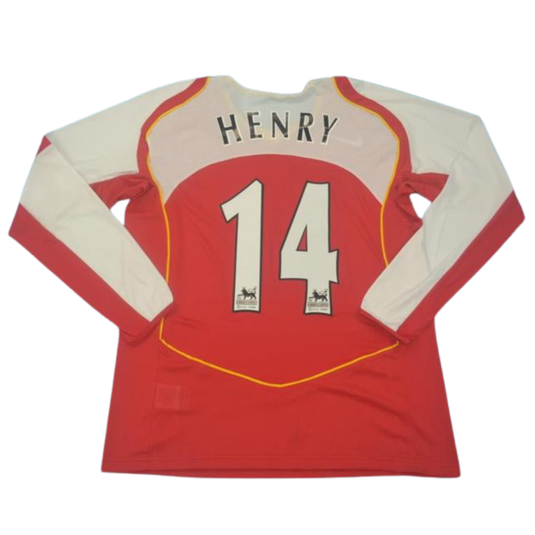 Arsenal Home Long Sleeve 04/05 "Henry" Nº 14