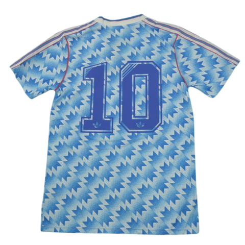 Manchester United Away Blue 90/92 Nº 10